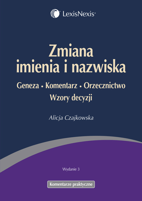 Zmiana Imienia I Nazwiska Alicja Czajkowska Książka W Księgarni 1231