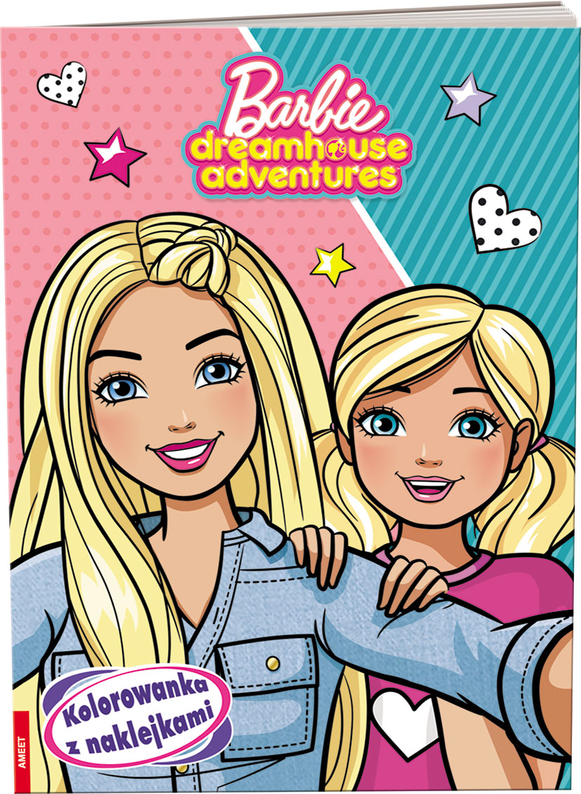 Barbie Dreamhouse Adventures. Kolorowanka z naklejkami w