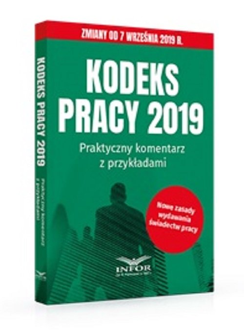 Kodeks Pracy 2019 Praktyczny Komentarz Z Przykładami Zmiany Od 7 Września 2019 Książka W 7730