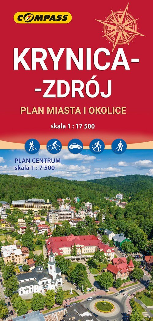 Krynica Zdrój Plan Miasta I Okolic Mapa W Sklepie TaniaKsiazka.pl