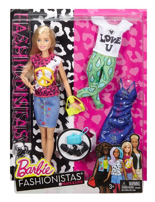 Barbie Fashionistas Lalka I Ubranka DTD96 Mattel | TaniaKsiazka.pl