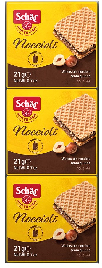 Schar Wafelki orzechowe bezglutenowe 63 g w sklepie TaniaKsiazka.pl