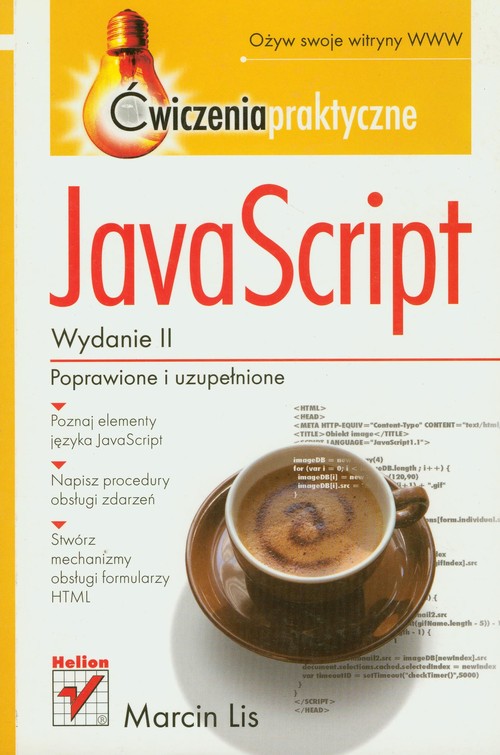 Javascript Ćwiczenia Praktyczne Wydanie Ii Marcin Lis Marcin Lis Książka W Księgarni 0989