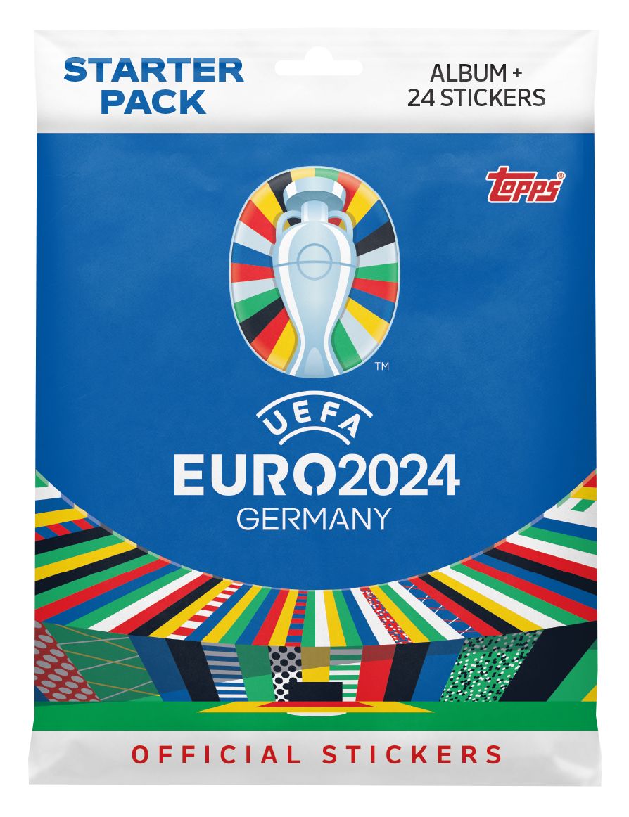 Euro 2024 Topps Stickers starter pack zabawka Topps w sklepie