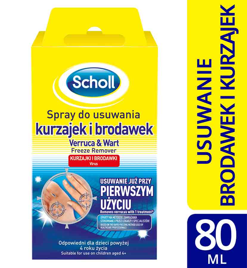 Scholl Spray Do Usuwania Kurzajek I Brodawek 80 Ml W Sklepie Taniaksiazkapl 4643