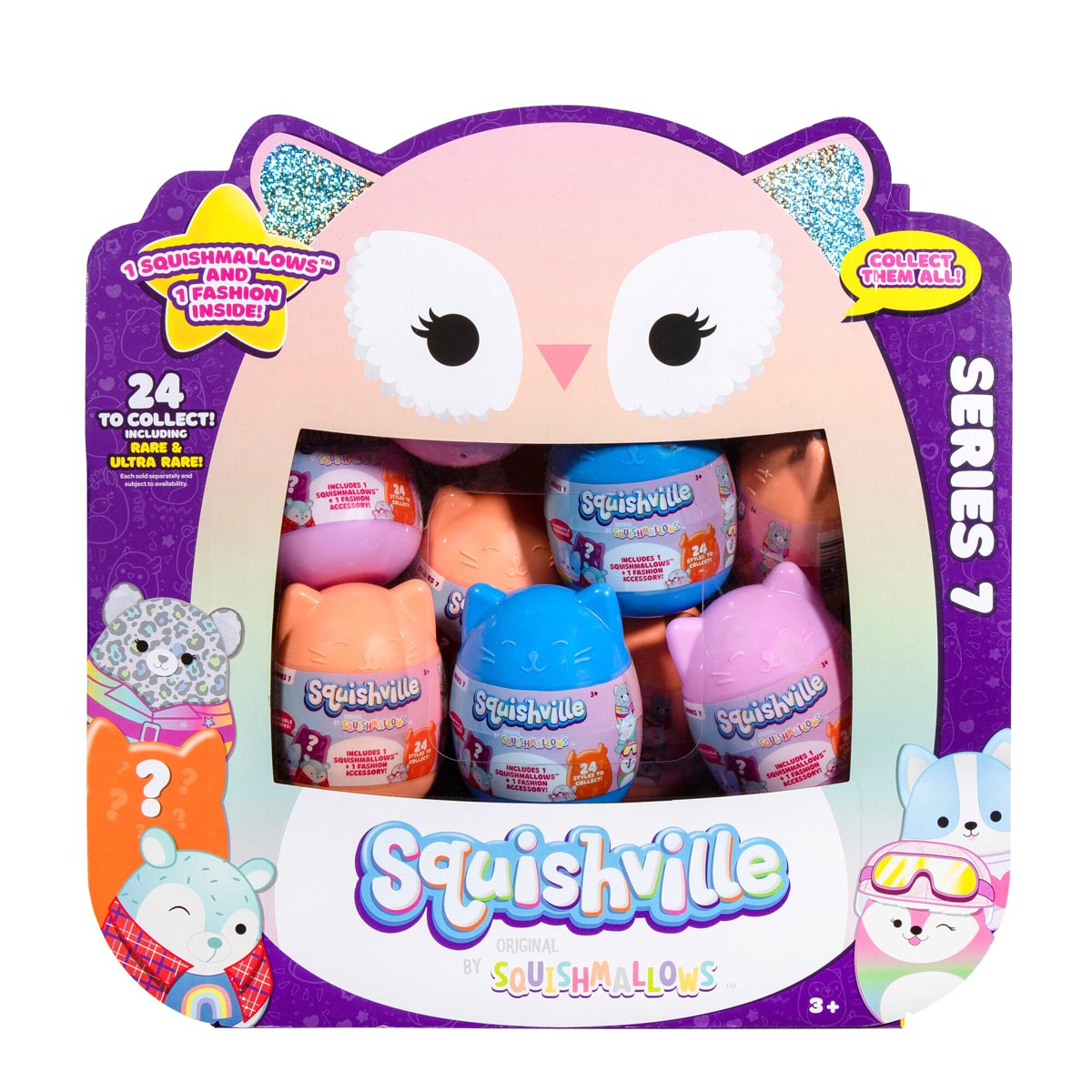 SQUISHVILLE Mini Squishmallow Mystery Seria 7, Pluszak Jazwares ...