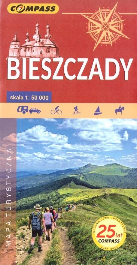 Mapa turystyczna Bieszczady 1:50 000 w sklepie TaniaKsiazka.pl