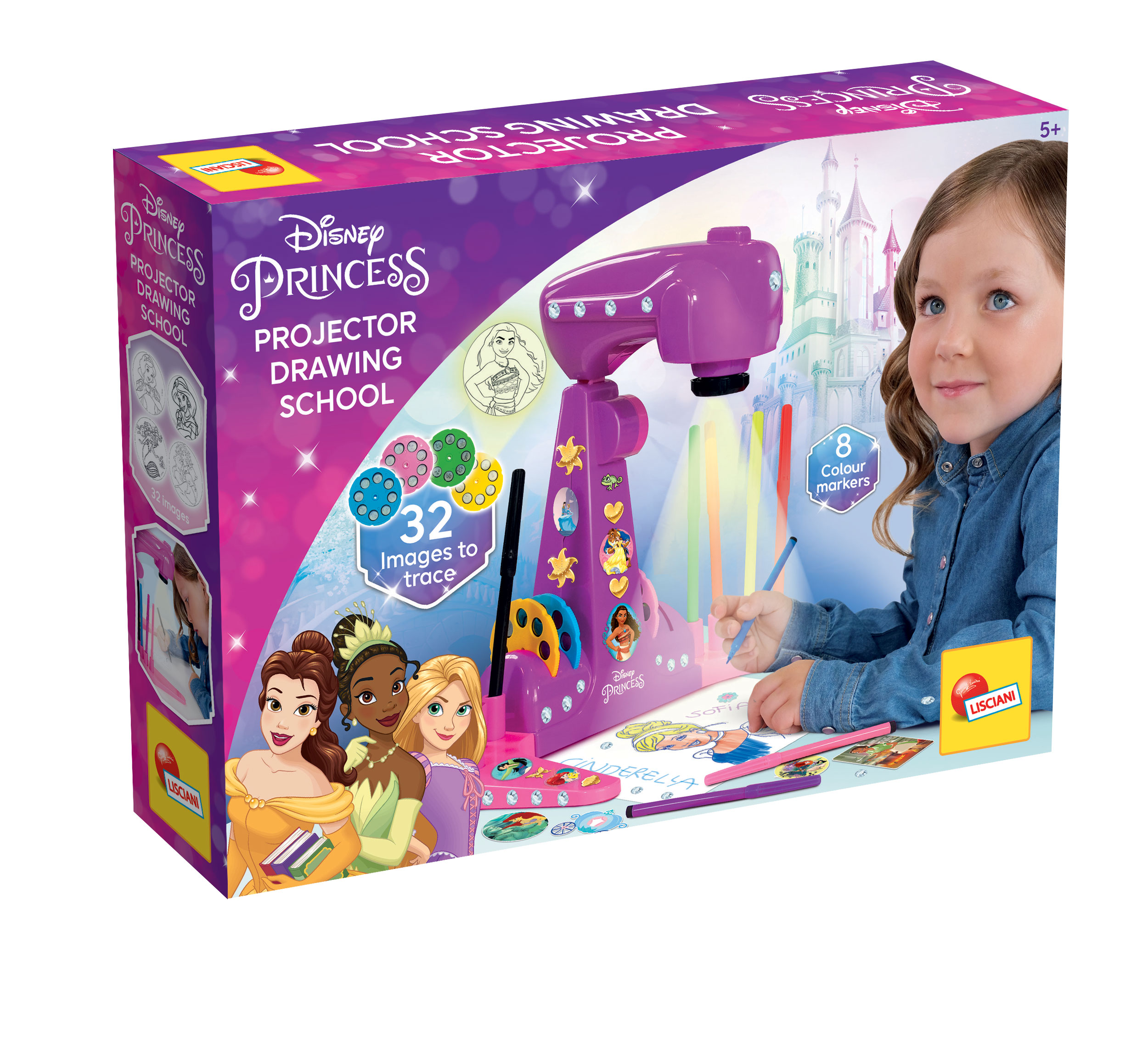 Szkoła rysowania z projektorem Princess zabawka Lisciani w sklepie